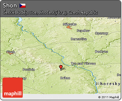 Physical Panoramic Map of Shon