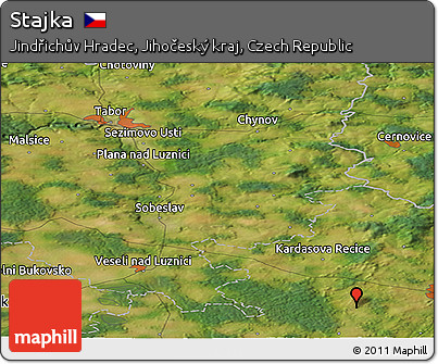 Satellite Panoramic Map of Stajka