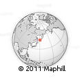 Outline Map of the Area around 49° 19' 21" N, 150° 31' 30" E, rectangular outline