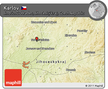 Physical 3D Map of Karlov