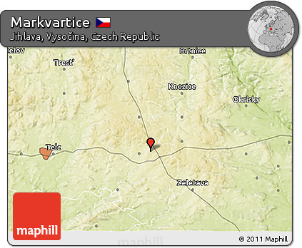 Physical 3D Map of Markvartice
