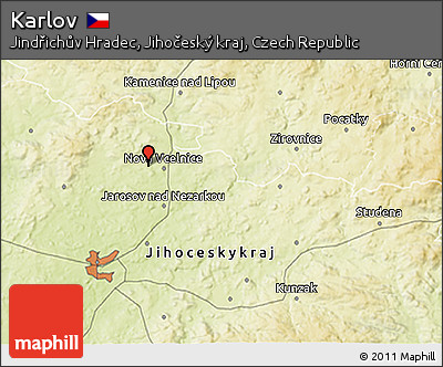 Physical 3D Map of Karlov