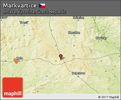 Physical 3D Map of Markvartice