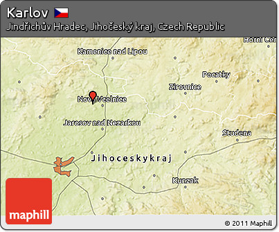 Physical 3D Map of Karlov
