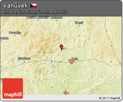 Physical 3D Map of Vanŭvek
