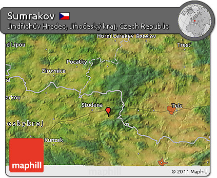 Satellite 3D Map of Sumrakov