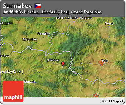 Satellite 3D Map of Sumrakov