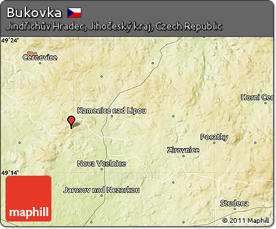 Physical Map of Bukovka