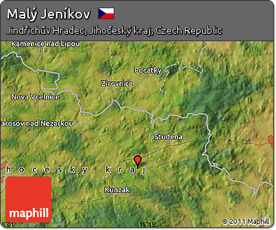 Satellite Map of Malý Jeníkov