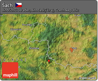 Satellite Map of Šach
