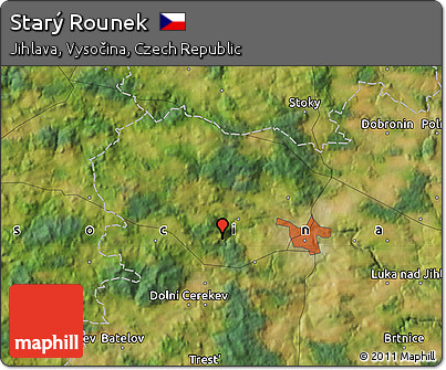 Satellite Map of Starý Rounek