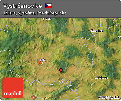Satellite Map of Vystrčenovice