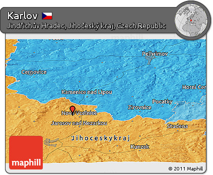 Political Panoramic Map of Karlov