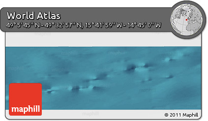 Satellite Panoramic Map of the Area around 49° 19' 21" N, 15° 13' 29" W