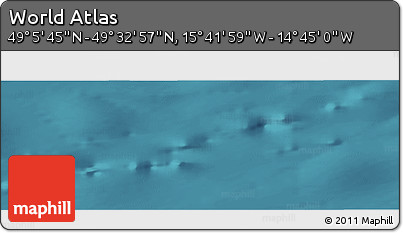 Satellite Panoramic Map of the Area around 49° 19' 21" N, 15° 13' 29" W
