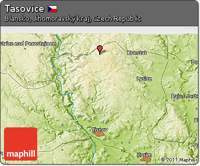 Physical 3D Map of Tasovice
