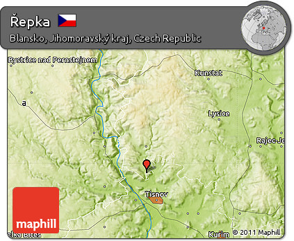 Physical Map of Řepka