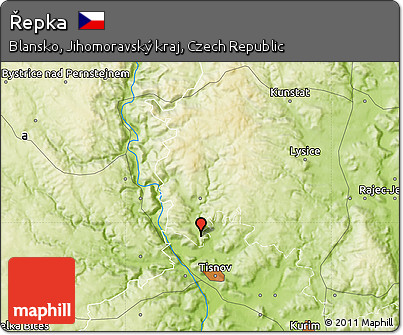 Physical Map of Řepka