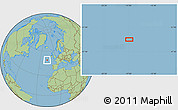 Savanna Style Location Map of the area around 49° 19' 21" N, 16° 55' 29" W