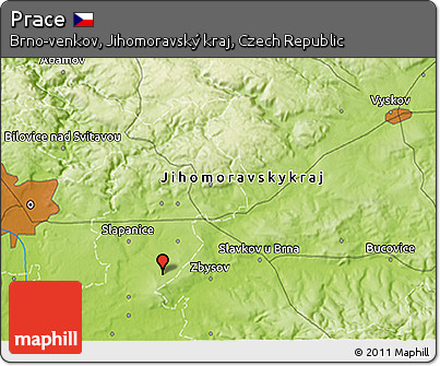 Physical 3D Map of Prace