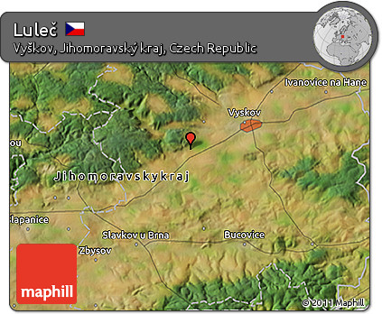 Satellite 3D Map of Luleč