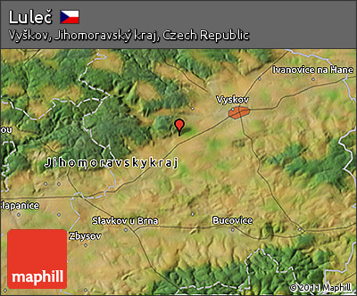 Satellite 3D Map of Luleč