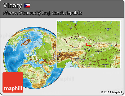 Physical Location Map of Vinary