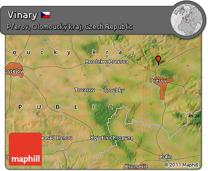 Satellite Map of Vinary
