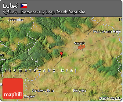 Satellite Map of Luleč