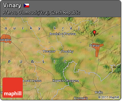 Satellite Map of Vinary