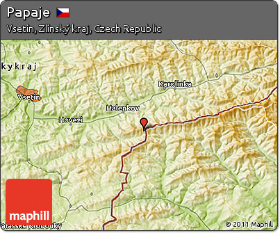 Physical 3D Map of Papaje