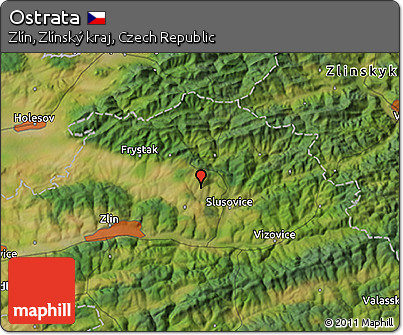 Satellite 3D Map of Ostrata