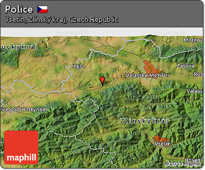 Satellite 3D Map of Police