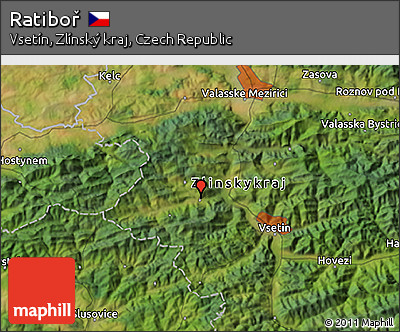 Satellite 3D Map of Ratiboř