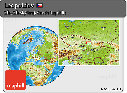 Physical Location Map of Leopoldov