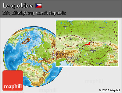 Physical Location Map of Leopoldov