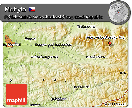 Physical Map of Mohyla