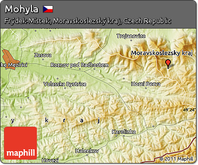 Physical Map of Mohyla