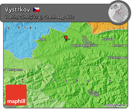 Political Map of Vystrkov