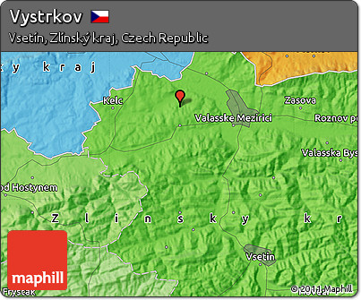 Political Map of Vystrkov