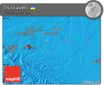 Political Map of Truskavets