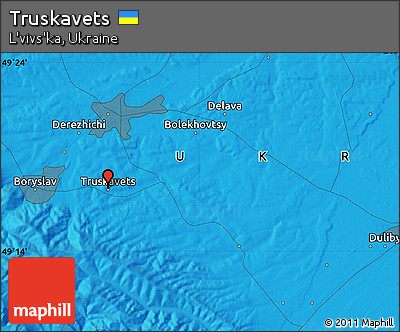 Political Map of Truskavets