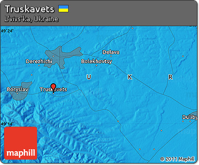 Political Map of Truskavets
