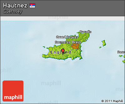 Physical 3D Map of Hautnez