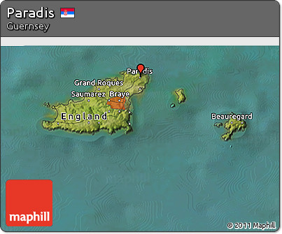 Satellite 3D Map of Paradis