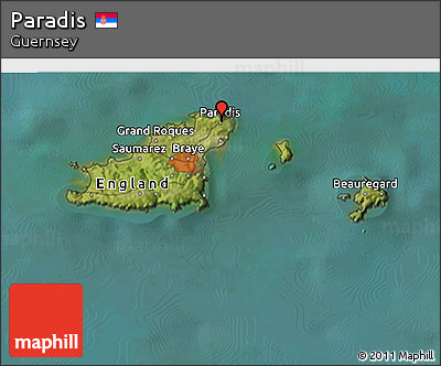 Satellite 3D Map of Paradis