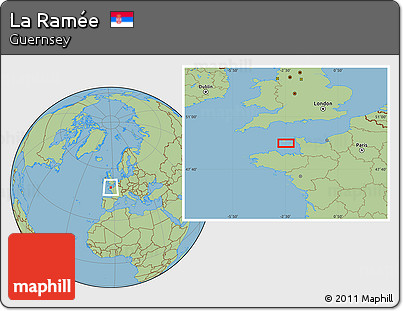 Savanna Style Location Map of La Ramée