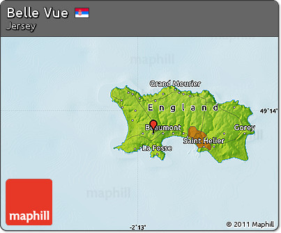 Physical Map of Belle Vue