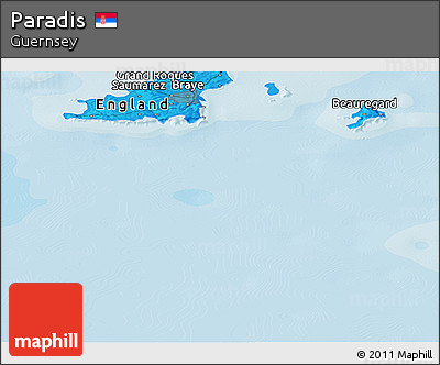 Political Panoramic Map of Paradis