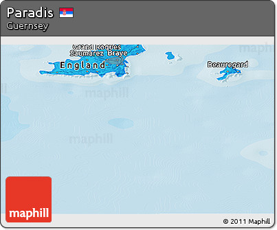 Political Panoramic Map of Paradis